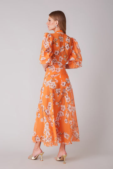 FABULOUS AGILITÀ - Saída de Praia Orange Flower - Verão 22